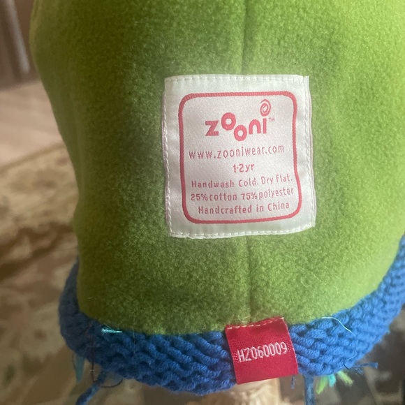 ZOONI Mop Top Hat beanie child baby NWOT - Picture 2 of 2